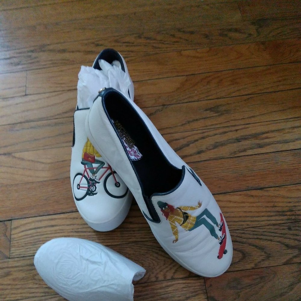 MICHAEL KORS platform slip On  SNEAKER Size 8